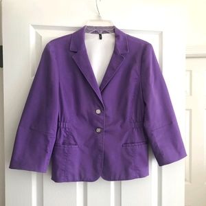 Tahari Purple Blazer